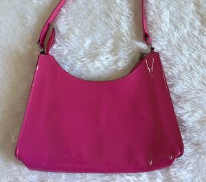 Pink Glitter Bow Chic Handbag