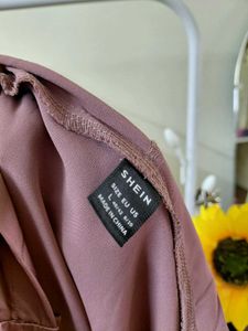 Elegant Flowy Mauve Ethnic Gown