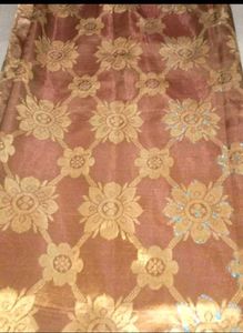 wedding Gold tissue silk saree