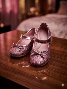 Sparkly Pink Ballet Flats for Girls