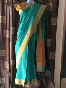 BrandNew HandwovenCottonSilkFabricSaree-ExtraStic