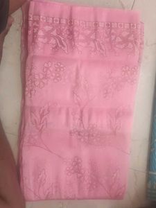 Beautiful Pink Floral Saree