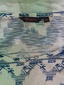 Blue &amp; White Patterned T-Shirt