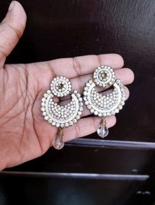 Sparkling Chandbali Earrings
