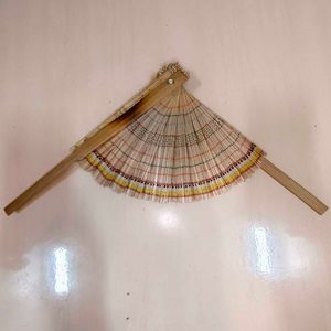 Antique Handmade Bamboo Fan