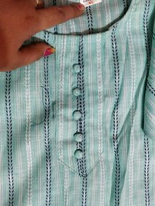 Brand New Sky Blue Colour Kurti, Never Used
