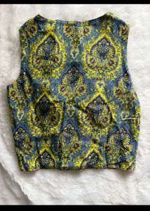 Reversible Vibrant Floral Print jacket