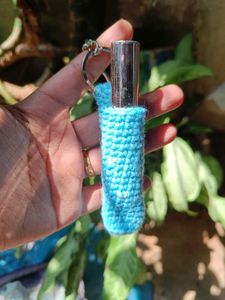 Crochet lip balm holder