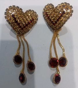 Gorgeous Heart Dangle Earrings