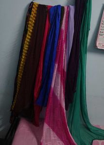 multi colour net duptta cotton combo 9