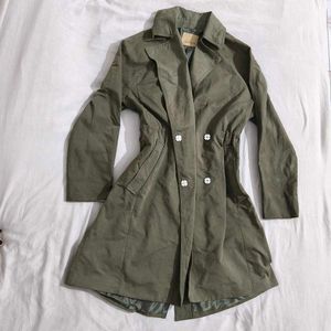 Olive Green Trench Coat