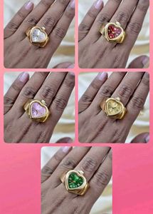 adjustable Heart Shaped Ring Watch (4)