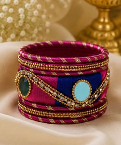 Vibrant Silk Thread Bangles