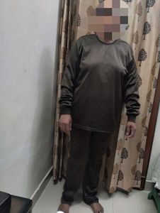 New night wear tshirt set with pajama unisex
