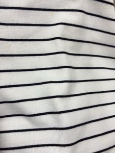 Men's Striped T-Shirt with Graphic Print