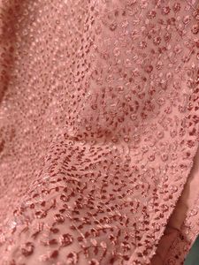 Elegant Peach Kurta with Unique Neckline