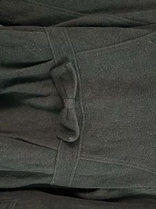Chic Double-Breasted Black Coat