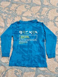 Yellow and blue Graphic T-Shirts set of 2