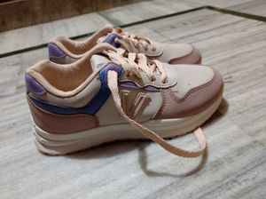 Pastel Lace-Up Sneakers