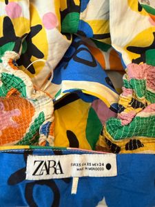 Final Sale!! Zara Boho Halter Top 🩵🧡🩷