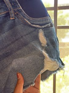 Distressed Y2K Denim beach Shorts