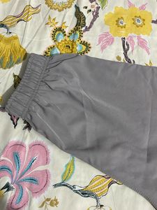 Grey Casual Pants