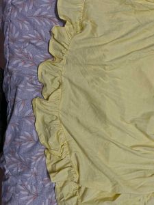 Yellow Off-Shoulder Dress