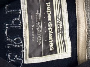 Classic Faded Navy Blue Zip-Up Hoodie