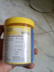 Top Crepe Cotton Crepe Bandage - 6 cm  by Dynamic Techno Medicals