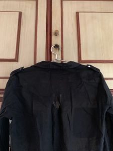 Classic Black Button-Up Shirt