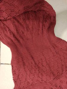 knitted lace dress
