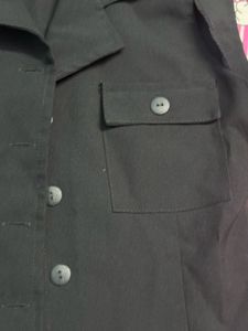 Classic Black Button-Up Jacket or One peice dress