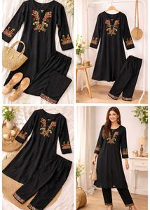 Elegant Embroidered Kurta Set