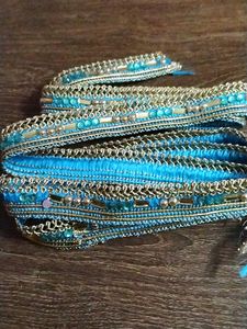 pearl and Stone  Green Lace 1 Meter,            d