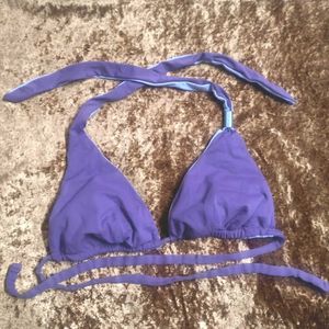 Purple Halterneck Bikini Top