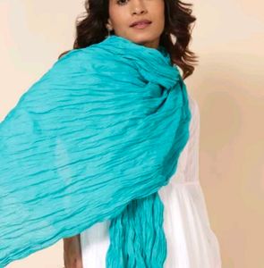 Simple nd plain sea green dupatta