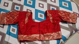 Red & Gold Blouse