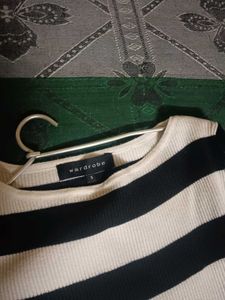 Striped Ribbed Knit Top