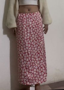 Floral Midi Skirt