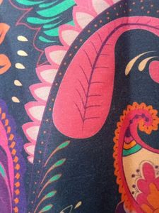 Paisley Print Blouse And Pant Set