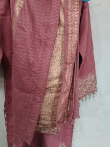 Embellished Pink Kurta