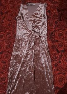 Velvet Wrap Dress