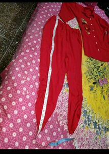 Red Kurta and tunics winter se