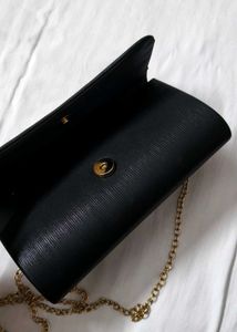 Code by Lifestyle Black Textured Clutch