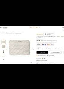 Michael Kors Monogram Laptop Sleeve Bag
