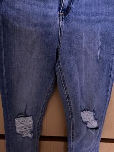 High Waist Stretch Skinny Denims With Tag