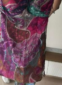 Floral  Print Off ShoulderDress