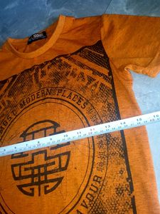Vintage Orange Graphic T-Shirt
