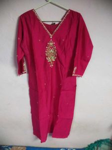 Elegant Pink Kurta Set