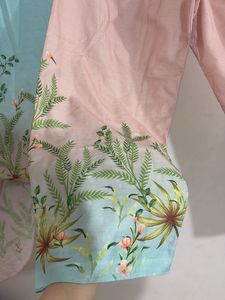 Pakistani Floral Kurta Set with Dupatta
